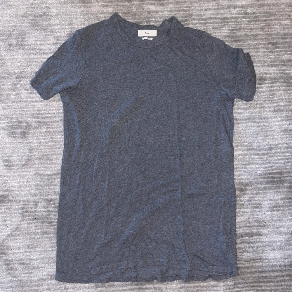 Aritzia TNA Dark Gray T-Shirt Dress Size Small